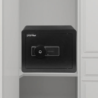 Plantex Digital Locker/safe locker for Home & Office/38 Litres/Safety locker/Electronic Locking system with Fingerprint and keylock - (Black)