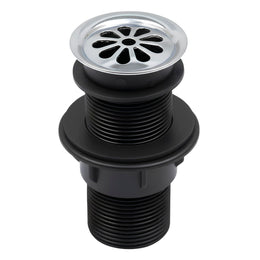 Plantex 4 Inch Waste Coupling for Washbasin/Nylon Thread Body with Brass Head Coupling/Coupling for Sink - Pack of 1 (BH-1116, Chrome)