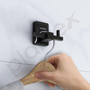 Plantex 304 Grade Stainless Steel Robe Hook/Wall Hooks for Hanging Clothes/Robe Hooks for Bathroom/Bathroom Accessories/Robe Hook Black - Darcy