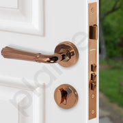 Plantex Main Door Lock/Mortise Lock for Door with 3 Years of Warranty - Robust Door Lock for Home with Brass Lock Body & Cylinder (7117 - PVD Choco)