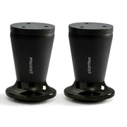 Plantex 3 Inch Sofa Leg for Bed Furniture/Aluminium Sofa Leg for Table/Support Legs/Furniture Leg - Pair of 1 (2 Piece) (DTS-87, Black)