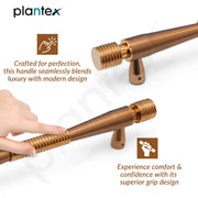 Plantex 12 Inch Main Door Handle/Stainless Steel Handle for Door/Pull-Push Handle for Home/Office/3 Years Wrranty By Plantex - Pack of 1 (APS-147, Rose Gold)
