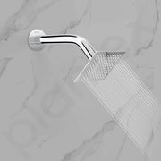 Plantex 9-Inch Round Bend Shower Arm for Overhead Shower/Stainless Steel Shower Pipe/Wall Mount Bathroom Fitting with Â½-Inch Thread - Pack of 1 (Chrome)