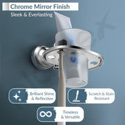 Plantex 304 Grade Stainless Steel Tumbler Holder/Tooth Brush Holder/Tumbler Stand for Bathroom Accessories -  Niko (Chrome)