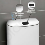 Plantex Single Flushing Cistern for Bathroom/Flush Tank for Toilet with 8 Ltr Water Capacity/Polypropylene Toilet Flush Tank - Pack of 1 (White)