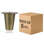 Plantex Sofa Leg for Furniture/3 Inch Sofa Leg for Table/Sofa Support Legs with Rubber Grip - 8 pcs (Brass Antique)