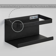 Plantex Magnetic Refrigerator Shelf/Kitchen Organiser Storage Magnetic Spice Shelf For Fridge/Organiser for Refrigerator(Carbon Steel,Black)