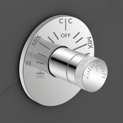 Plantex Brass Single Knob Shower Diverter with One Switch/Innovative Bathroom Mixer Valve/Cost-Effective Wall Mount Shower System Fitting - (Chrome, 8091)