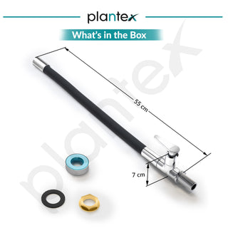 Plantex Pure Brass Kitchen Sink Tap Flexible/Kitchen Taps for Home Sink with Water Saving Nozzle/Kitchen Faucet -(LEA-712B)