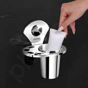 Plantex Royal Stainless Steel Tooth Brush Holder/Tumbler Holder/Bathroom Accessories
