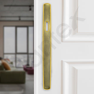 Plantex 14 Inch Main Door Handle for Wooden Doors - Pull-Push Handle Accessory (Pack of 1, Brass Antique)