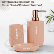 Plantex Ceramic Bathroom Set - Soap Holder for Bathroom/Liquid Soap Dispenser/Tumbler Holder/Toothbrush Holder - 3 Pcs Set