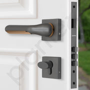Plantex Triple Security Door Lock for Home/Main Door Lock Set with 3 Years of Warranty by plantex/Mortise Lock for Door with Brass Lock Body & Cylinder (7121, Grey & Choco)