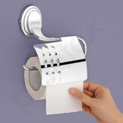 Plantex 304 Grade Stainless Steel Toilet Paper Roll Holder/Toilet Paper Holder in Bathroom/Kitchen/Bathroom Accessories Pack of 1, Cubic (Chrome)