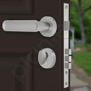 Plantex Main Door Lock/Mortise Lock for Door with 3 Years of Warranty - Robust Door Lock for Home with Brass Lock Body & Cylinder (Satin Finish)