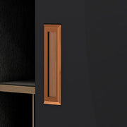 Plantex Sliding Door Handle/Concealed Handle for Sliding Door/160mm Concealed Handle for Wardrobe/Kitchen Cabinet - Pack of 1 (PVD Rose Gold)