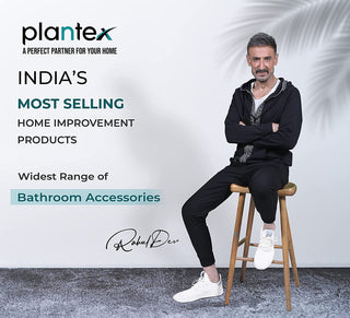 Plantex Premium Frosted Glass Corner Shelf for Bathroom/Kitchen Glass Shelf with Brass Railings and Brackets/Bathroom Corner Shelf/Storage Rack (Black-9x9 Inches- Pack of 2)