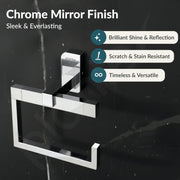 Plantex 304 Grade Stainless Steel Toilet Paper Holder for Bathroom/Tissue Paper Roll Holder/Toilet Paper Roll Holder for Bathroom Accessories - (Rolex, Chrome)