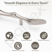 Plantex Cabinet Handle/96mm Handle for Cabinet/Wardrobe Handle/Door Pull-Push Handle for Home/Office - Pack of 1 (Satin)