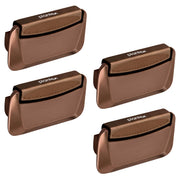 Plantex Drawer Kadi/3 Inch Chest Handle for Drawer/Rectangular Cabinet Kadi/Pull-Push Kadi for Home/Office Drawer - Pack of 4 (DTK-295, Rose Gold)