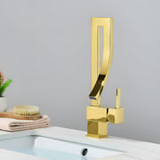 Plantex Pure Brass Wash Basin Tap/Pillar Tap for Wash Basin/Sink Tap for Kitchen Basin with Hot and Cold Connection Pipes -(Gold)