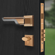 Plantex Premium Door Lock with 3 Years of Warranty/Main Door Lock for Home/Mortise Lock Set for Home (7093 - Pvd Choco & Satin Black Matt)