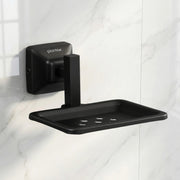 Plantex 304 Grade Stainless Steel Soap Holder for Bathroom/Soap Dish/Soap Stand/Bathroom Accessories - Squaro (Black)