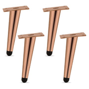 Plantex Heavy Duty Stainless Steel 6 inch Sofa Leg/Bed Furniture Leg Pair for Home/Furniture Sofa Legs for Table/Sofa Support Legs/Sofa Furniture Leg (Rose Gold) Set of 4 Pcs