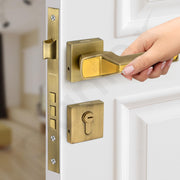Plantex Mortise Door Lock for Main Door/Premium Handle Lock Set for Home with 3 Years Warranty by Plantex (Brass Antique & Gold)
