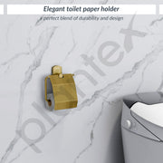 Plantex 304 Stainless Steel Tissue Paper Roll Holder For Bathroom/Toilet Paper Stand for Washroom/Toilet Paper Holder for Bathroom Accessories - Parv (Brass Antique)