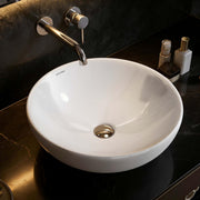 Plantex Platinum Ceramic Table Top Wash Basin/small Basin for Bathroom with 10 Years Glaze Warranty by Plantex (15.5 x 15.5 x 5 Inch - White)