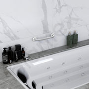 Plantex 14 Inch Grab Bar for Toilet/Bathroom Handle for Senior Citizen/Heavy-Duty Stainless Steel Support Bar/Bathroom Accessories (Chrome)