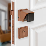 Plantex Heavy Duty Door Lock/Stainless Steel Main Door Mortise Lock Handle/Handle Set for Home/Office/Door Accessories (Rose Gold and Grey)