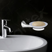 Plantex Smero Pure Brass Soap Dish for Bathroom/Wall Mounted Soap Holder/Bathroom Accessories - Craft (Chrome)