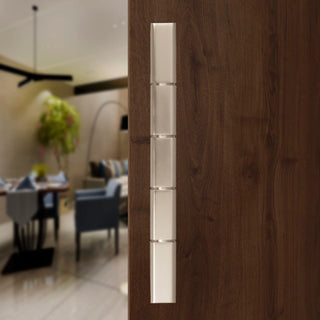 Plantex Mighty Aluminium 11 Inch Main Door Handle/Pull-Push Handle for Glass Door/3 Years Warranty (Satin Finish, Pack of 1)