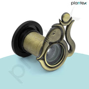 Plantex Solid Brass Door Eye/Door Lens/Door Eye Viewer/Eye Hole for Main Door/180 Degree Ultra Clear Door Viewer for Safe and Secure Home/Office/Hotel - Pack of 3 (Brass Antique)