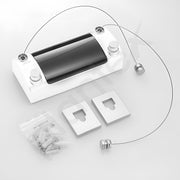 Plantex Retractable Double Row Clothsline/Indoor - Outdoor Clothes Line/Lockable Cloths Line - (White & Black)