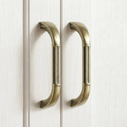 Plantex Cabinet Handle/96mm Handle for Drawer/Wardrobe/Kitchen Handle/Pull-Push Handle for Home/Office - Pack of 2 (Brass Antique)
