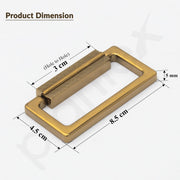 Plantex Rajwadi Drawer Kadi/Drawer Handle/Pull-Push Kadi for Home/Office Cabinet - Pack of 3 (SH-344, Gold)