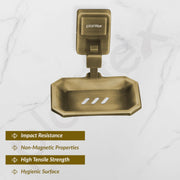 Plantex 304 Garde Stainless Steel Soap Holder for Bathroom/Soap Dish/Bathroom Soap Stand/Bathroom Accessories - Darcy (Antique)