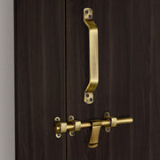 Plantex Stainless Steel Door Kit for Single Door/Door Hardware/Door Accessories (10 inch Al-drop,8 inch Latch, 8 inch 2 Handles,7 inch Tower Bolt and 4 inch Door Stopper) - (DK-02-Brass Antique)