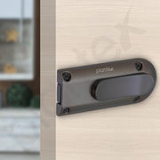 Plantex Latch Lock for Main Door/Door Latch for Bathroom/Door Lock Latch for Home/Office/Bedroom/Door Stopper - Pack of 1 (Satin Black)