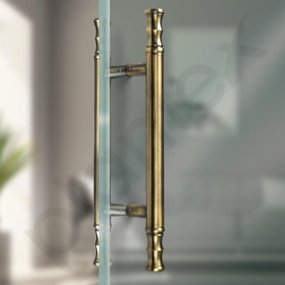 Plantex Main Door Handle/Door & Home Decore/14 Inch Main Door Handle/Pull-Push Handle - Pack of 1 (Brass Antique)