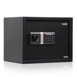 Plantex 34 Ltr. Safe Locker For Home/Digital Locker/Electronic Safety Locker with Master & User Dual Code Access with Emergency Key/2 Years Warranty By Plantex (Black)