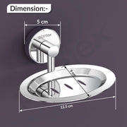 Plantex Stainless Steel Soap Holder for Bathroom/Soap Stand/Soap Dish/Soap Storage/Bathroom Accessories (Chrome)