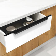 Plantex Profile Handle for Kitchen Cabinet/26 Inch Alluminium Drawer Profile Handle/Wardrobe Pull Handle for Home/Office/Hotel - Pack of 1 (Black)