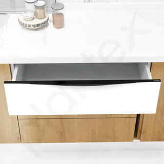 Plantex Profile Handle for Kitchen Cabinet/34 Inch Alluminium Drawer Profile Handle/Wardrobe Pull Handle for Home/Office/Hotel - Pack of 1 (Black)