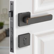 Plantex Triple Security Door Lock for Home/Main Door Lock Set with 3 Years of Warranty/Mortise Lock for Door with Brass Lock Body & Cylinder (7125, Grey & Choco)