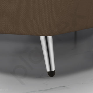 Plantex 4 Inch Sofa Legs for Bed Furniture/Sofa Legs for Table/Sofa Support Legs with Rubber Grip (Chrome Finish, 8 Pcs)
