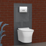 Plantex Concealed Tank for Commode/Cistern Flush Tank for Toilet  with 8 LTR Capacity/Flushing Cistern Tank/Slim and Stylish Dual Flush Tank with All Internal Accessories - Pack of 1 (White)